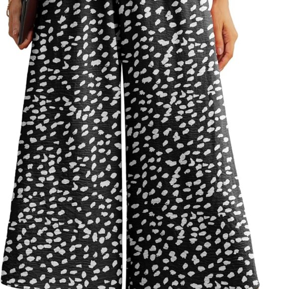 Comfortable and Chic Wide Leg Trousers - Perfect for Business or Casual Wear - Picture 1 of 5